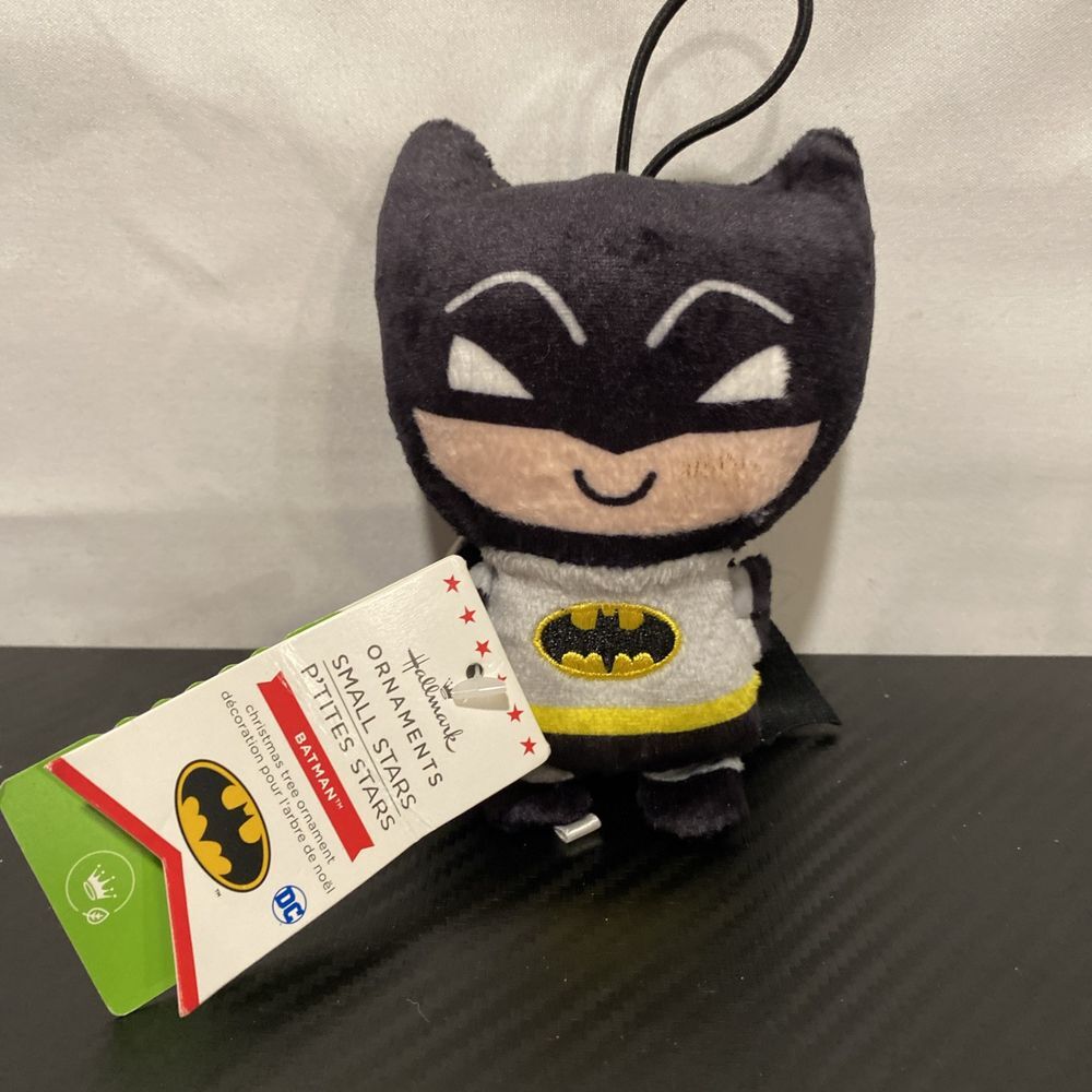 Hallmark Ornament: Small Stars Batman Plush DC Comics 5" - NEW!